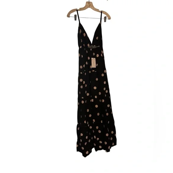 Black Polka Dot Maxi Dress - Picture 2 of 2